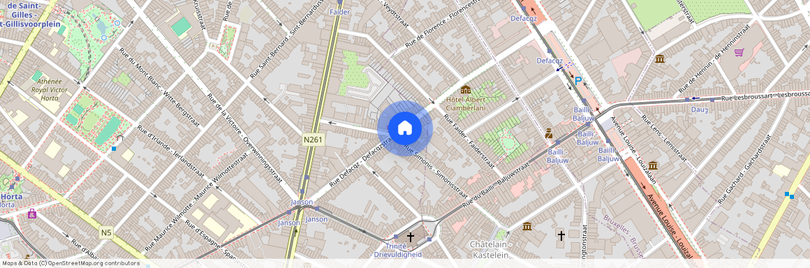 Rue Defacqz - Defacqzstraat, 92, 1060, Saint-Gilles