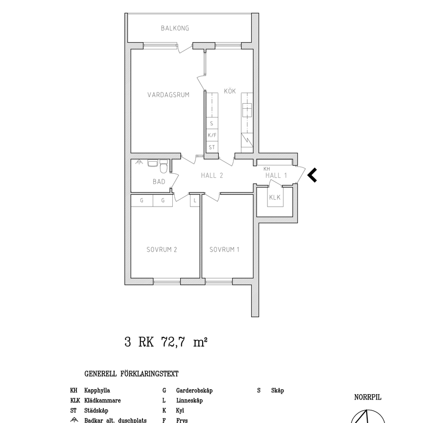 Rågångsvägen 26 B, våning 2 - Photo 1