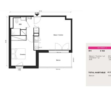 Location Appartement 2 pièces 40m² EAUNES 31600 - Photo 3