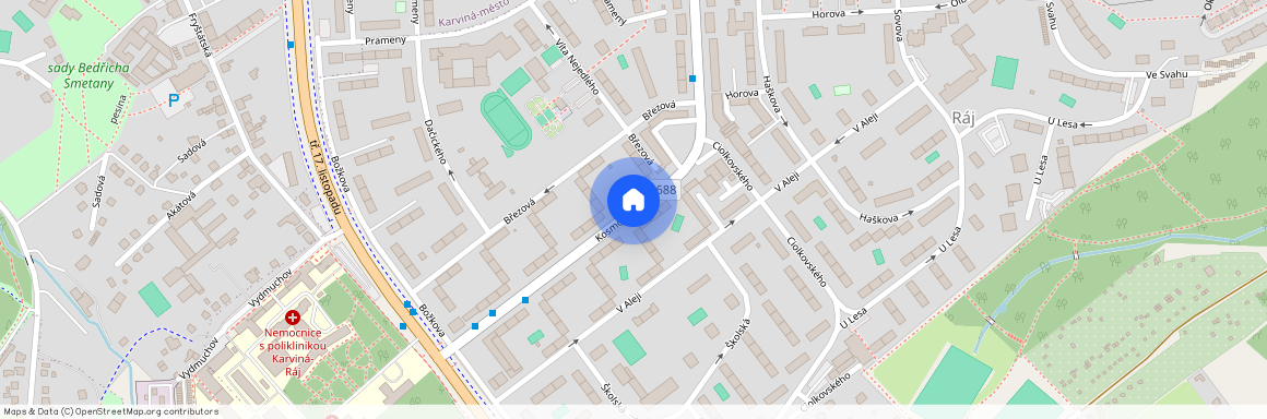 Kosmonautů, Karviná - Ráj