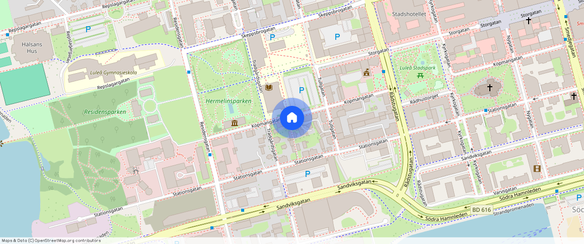 Köpmangatan 10 B. 3 rum & kö, Härnösand