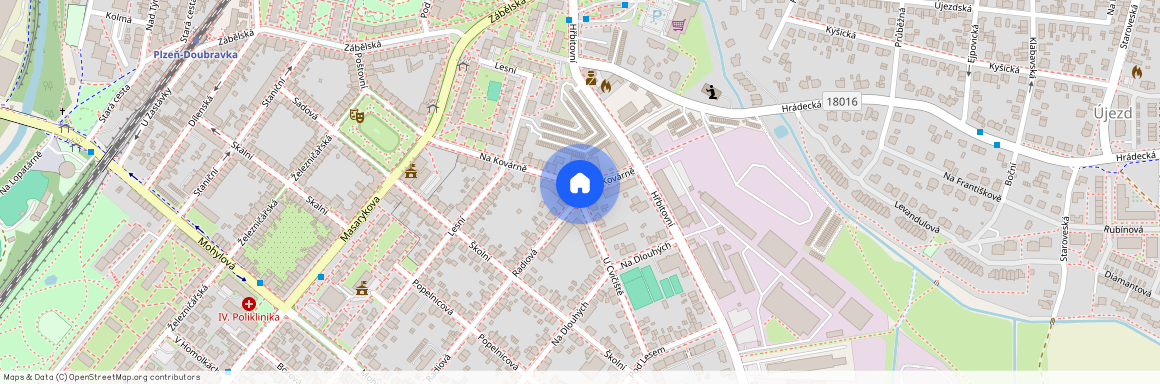 Radiová, Plzeň - Doubravka