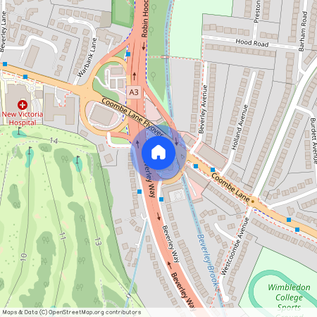 Coombe Hill House, Beverley Way SW20