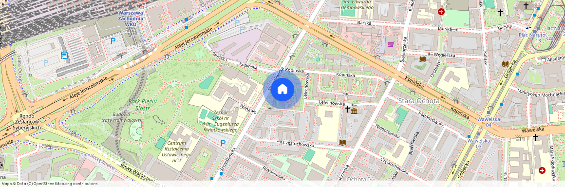ul. Szczęśliwicka, Stara Ochota, Ochota, Warszawa, mazowieckie