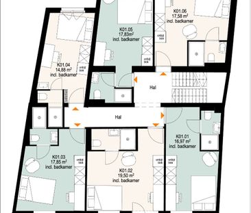 Furnished student room with large communal garden in Leuven! - CURR... - Foto 4