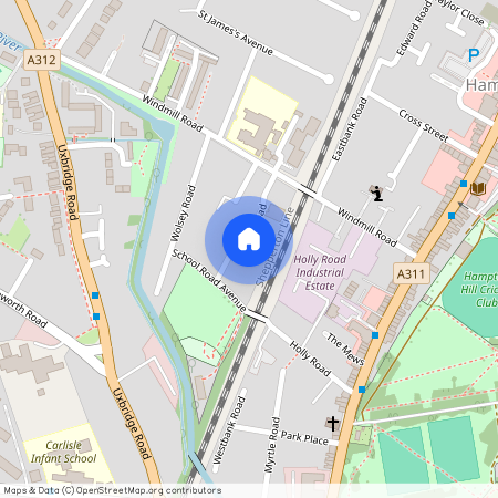 School Road, Hampton Hill, Hampton, TW12