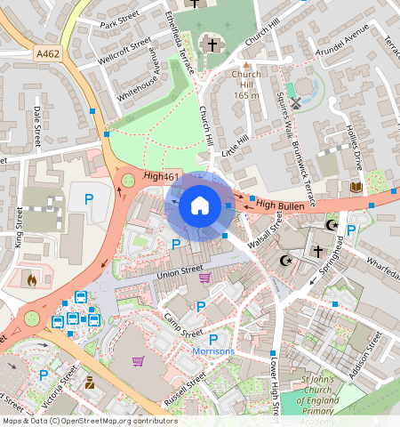 Upper High Street, Wednesbury, WS10