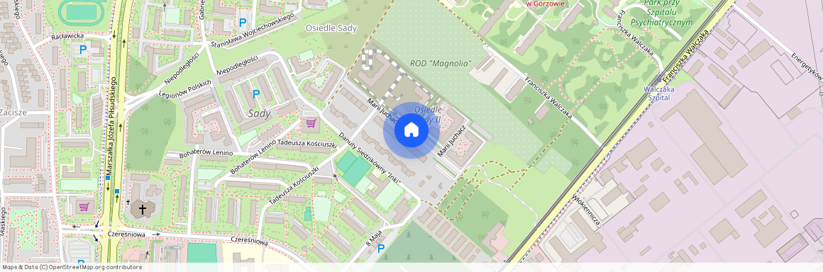 ul. Marii Juchacz, Śródmieście, Gorzów Wielkopolski, lubuskie