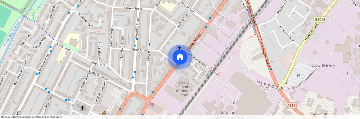 Derby Street, Burton-On-Trent, DE14