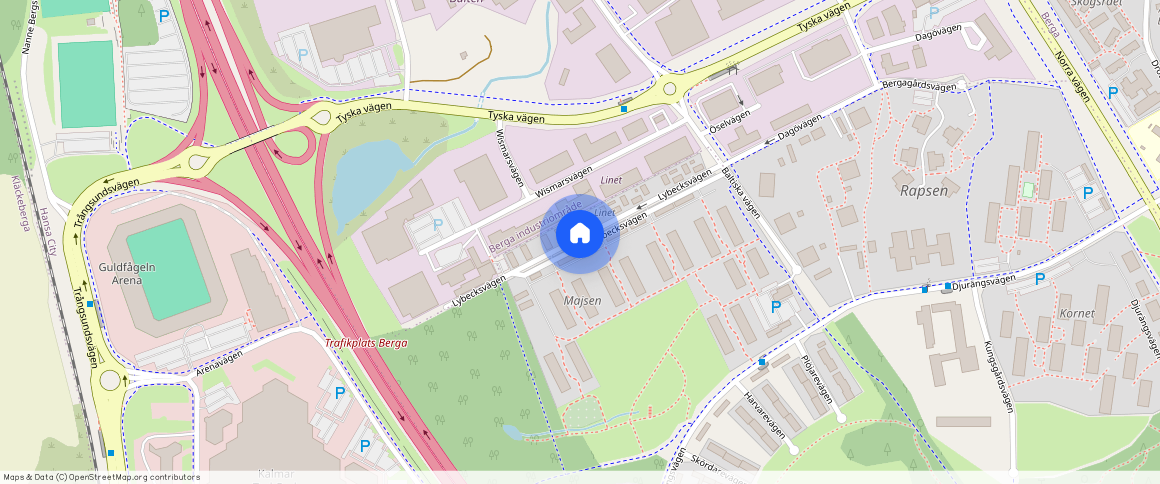 Lybecksvägen, Kalmar