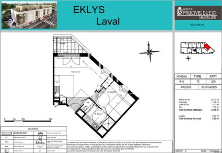 Location Appartement 2 pièces 42m² - Photo 2