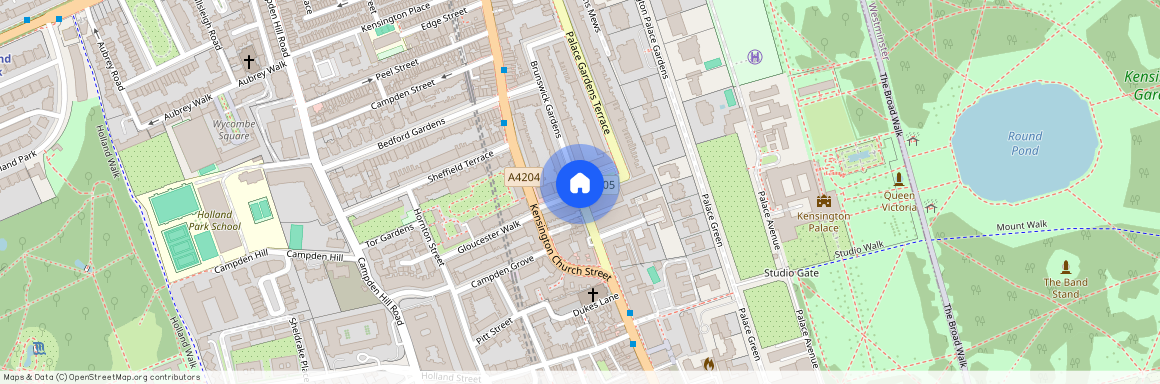 Vicarage Gardens, Kensington, W8