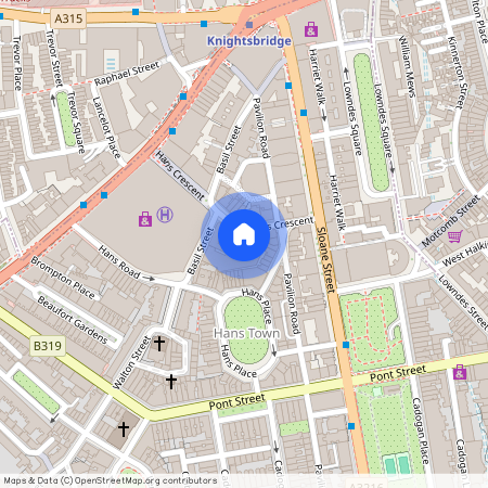 Hans Crescent, SW1X, London