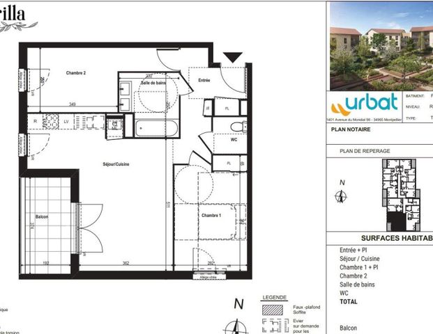 location Appartement T3 DE 61.96m² À RILLIEUX LA PAPE - Photo 1