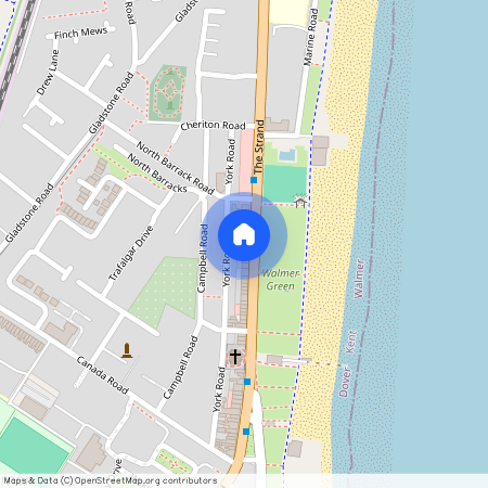 The Strand, Walmer, Deal, Kent, CT14