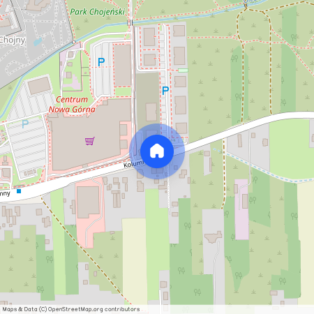 Górna, Kolumny, Łódź