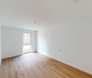 Modernes Wohnkonzept: 3-Zimmer-Erdgeschosswohnung mit EBK und Terrasse - Photo 4