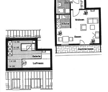 Gemütliche 1,5 Raum-Maisonettewohnung im Dachgeschoss mit Balkon un... - Photo 2