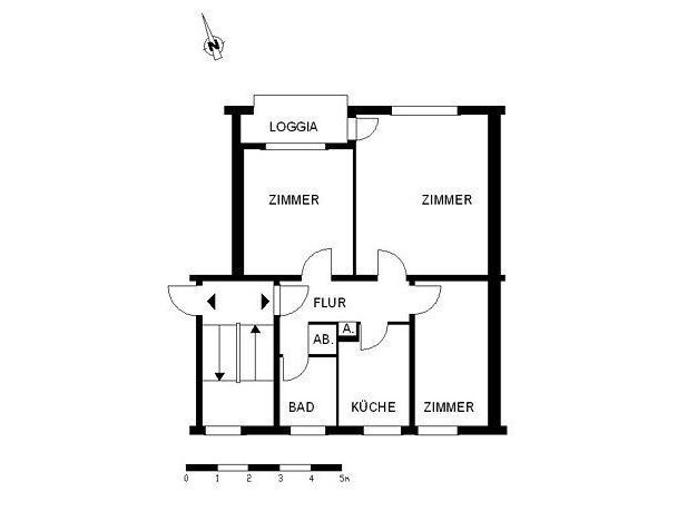 Günstig geschnittene 3-Zimmer-Wohnung mit Loggia - Foto 1
