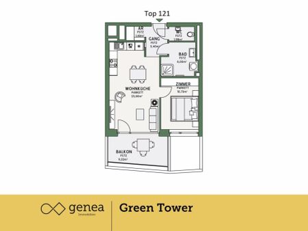 Urbanes Wohnen inmitten der Natur | Green Tower | Erstbezug | Unbefristet - Photo 5