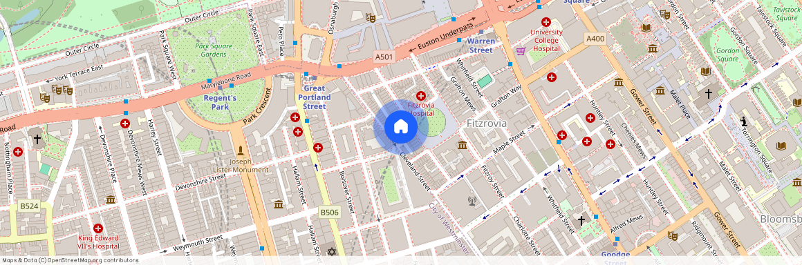 Fitzroy Mews, Fitzrovia, W1T