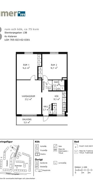 Stentorpsgatan 13 B - Photo 2