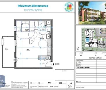 Appartement à louer 2 pièces 47.49m² - Photo 4