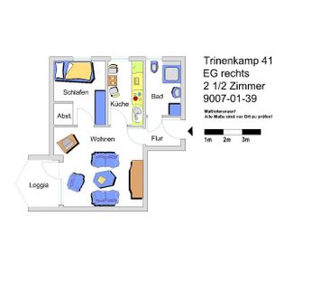 Barrierearme Seniorenwohnung ab 60 Jahren mit Terrasse! Sie sind Single und Ü60? Dann sind Sie hier richtig. SENIOREN MIT WBS! - Photo 6