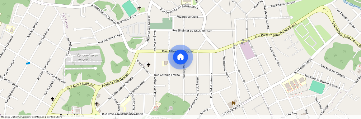 Rua Eugênio Mottin, 298 - 83.407-680 - São Gabriel - Colombo