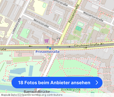 1,5 Zimmer,56qm,möbliert, Gas,Strom inclusive,150m von U Bahn entf.... - Foto 1