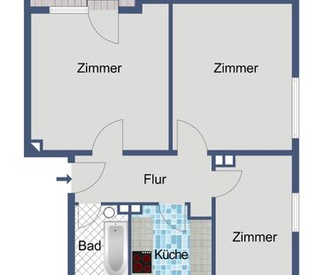 Helle und charmante Wohnung mit ausreichend Stauraum - Photo 5