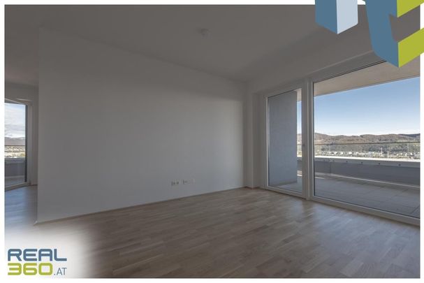 Provisionsfrei für den MIETER! Lenauterrassen - NEUBAU | 3-Zimmer-Wohnung mit riesen Loggia in Grüne Mitte! - Photo 1