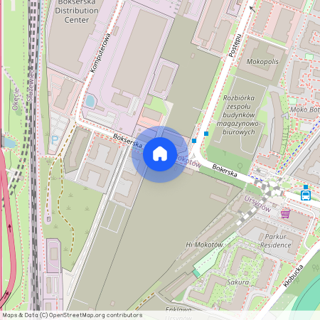 Warszawa, Mokotów, Mokotów, Służew, Bokserska