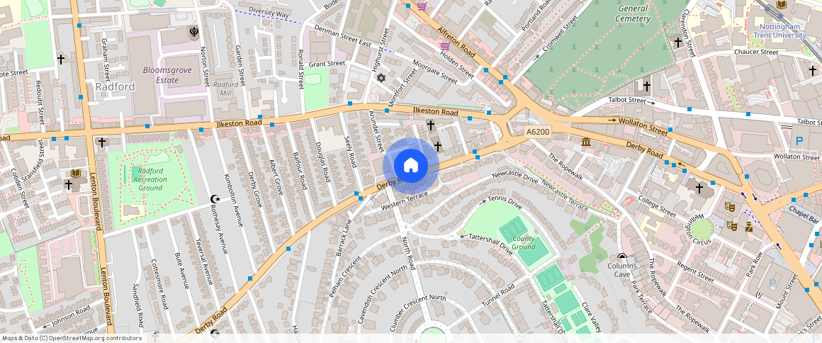 ** Derby Road, Nottingham, NG7 1NQ