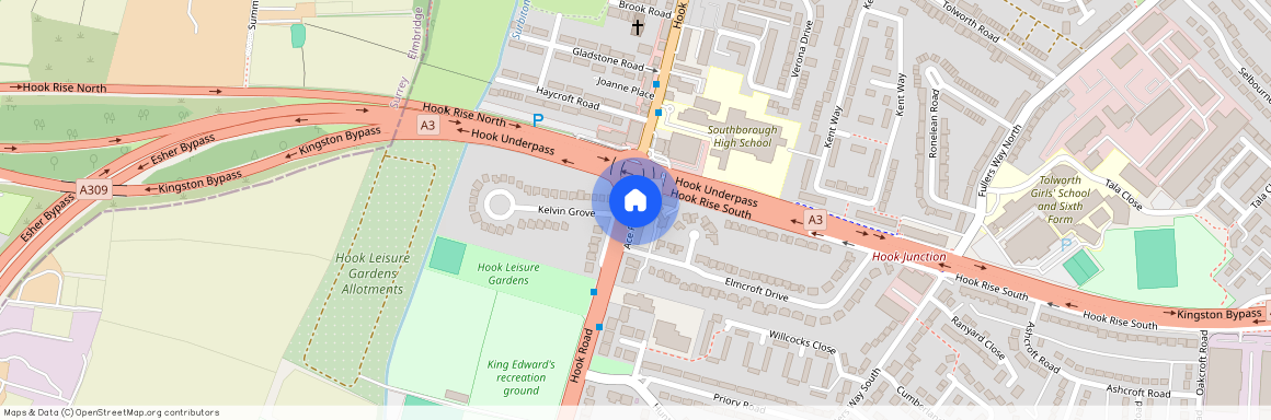 Hook Road, Chessington