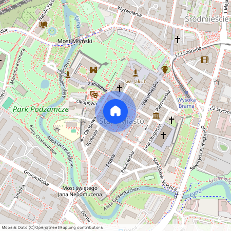 ul. Stare Miasto, Śródmieście, Olsztyn, warmińsko-mazurskie