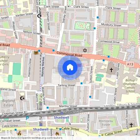 Morton Close, Shadwell, E1, London