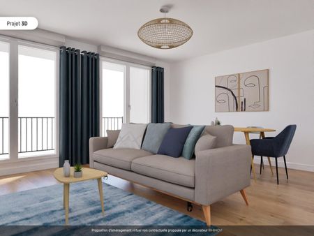 location Appartement T4 DE 76.6m² À BOBIGNY - Photo 2