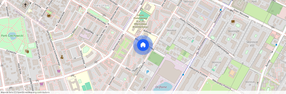 ul. Bohaterów Warszawy, Skorosze, Ursus, Warszawa, mazowieckie
