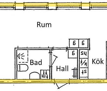 1 rum och kök, 38 m, Södra Torget 1, Kristinehamn - Foto 1