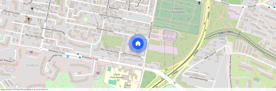 ul. Marii Konopnickiej, Środula, Sosnowiec, śląskie