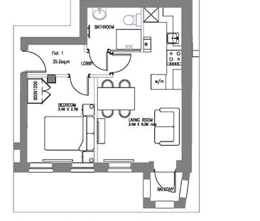 1 Bed Flat, Down Place, W6 - Photo 3