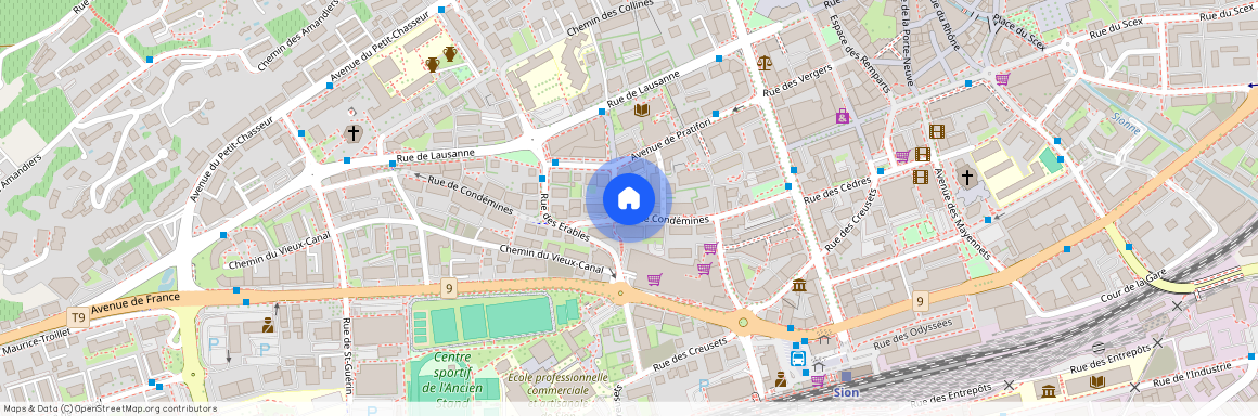 Rue des Condémines 22, 1950 - SION, Suisse