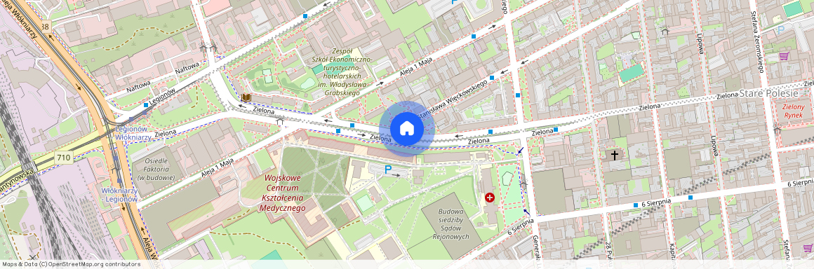 ul. Zielona, Stare Polesie, Polesie, Łódź, łódzkie