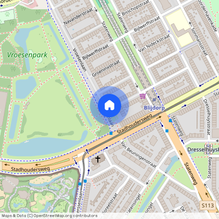 Blijdorp, 3039 DZ, Vroesenlaan, Rotterdam