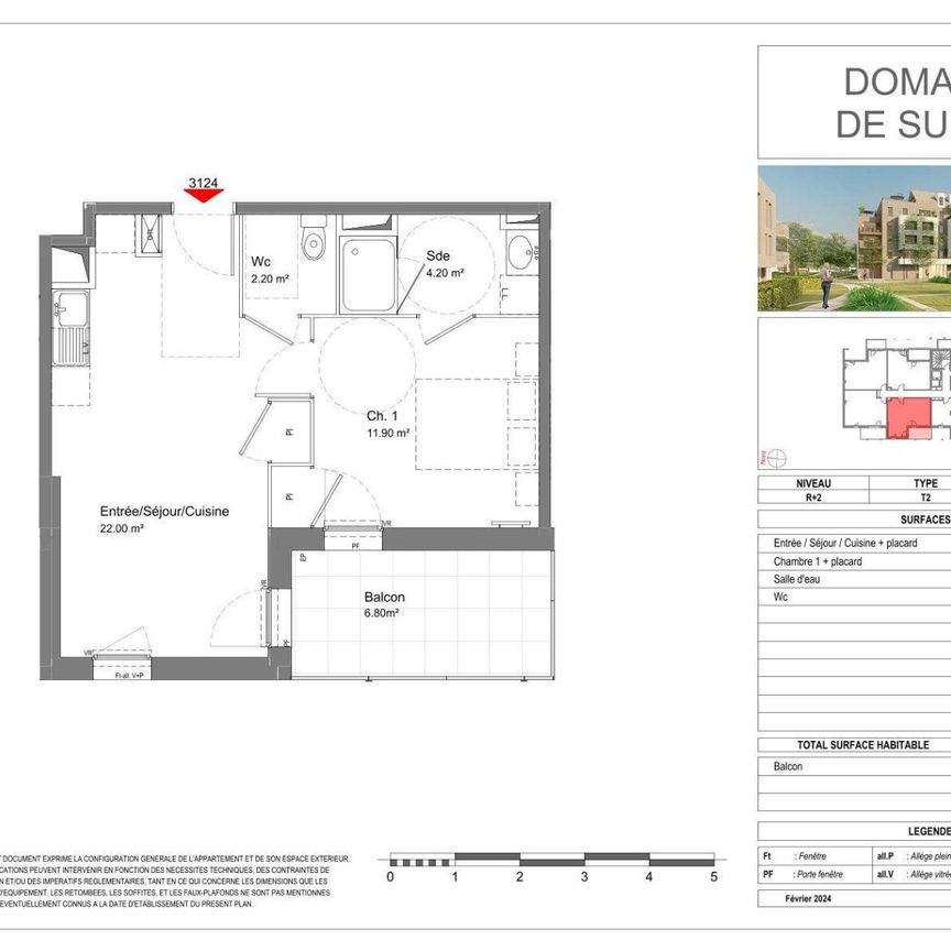 Location Appartement 2 pièces 40m² TOURS 37100 - Photo 2