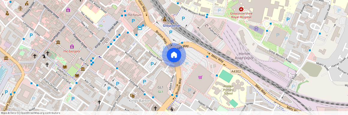 Bruton Way, Gloucester, Gloucestershire, GL1