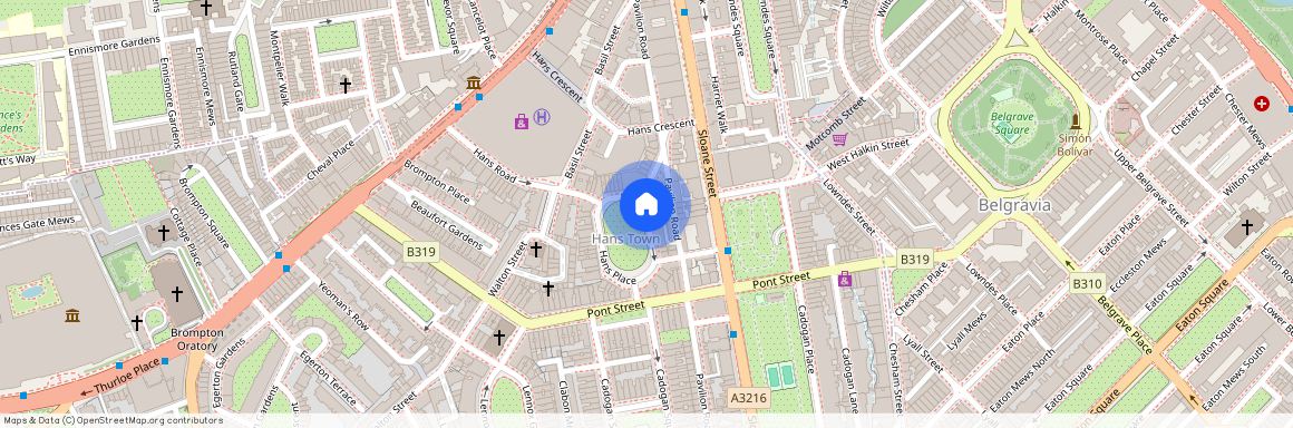 Hans Place, Kensington, London