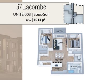 Nouveau projet ! 37-39 boul Lacombe, Repentigny - 4 ½ – 945 pi2 à 1... - Photo 1