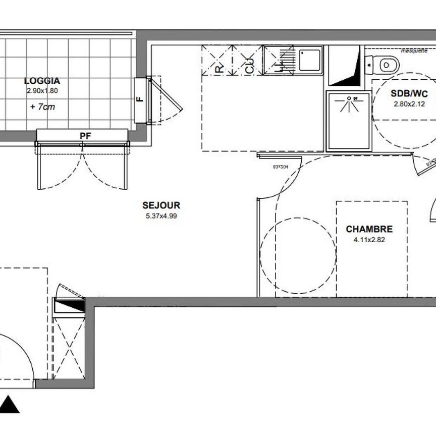 location Appartement T2 DE 42.75m² À CASTELNAU LE LEZ - Photo 2